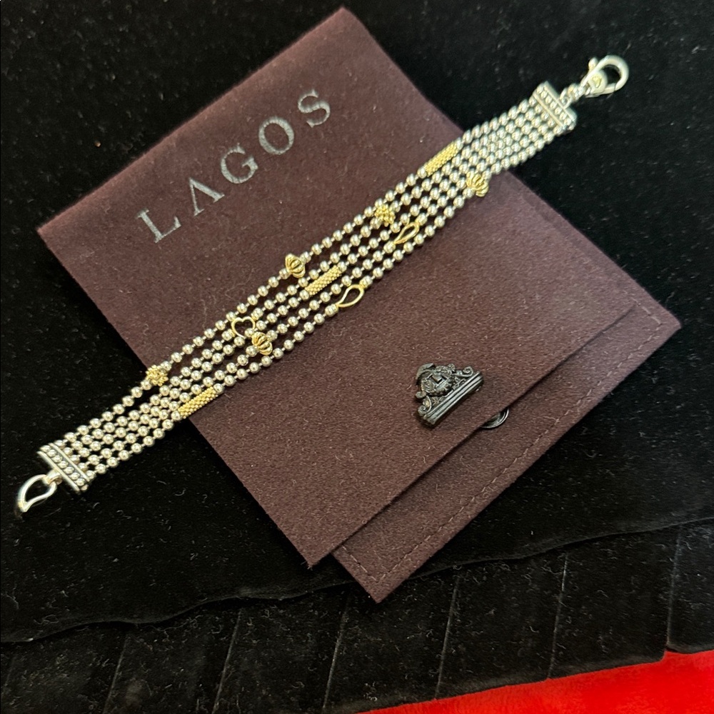 LAGOS Mixed Metal Beaded Bracelet